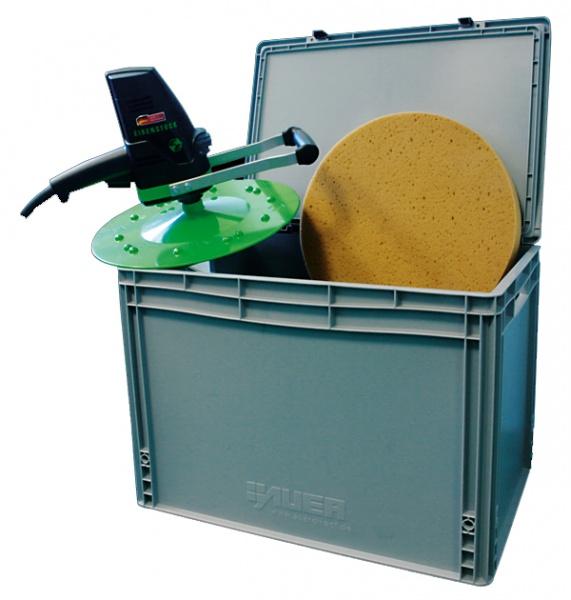 Eibenstock Pleisterbew.machine EPG 400 WP €440,30 excl btw met regelbare watertoevoer met basis- en sponsschijf